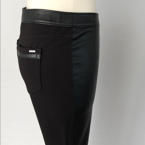WHBM Vegan Leather Front Leggings Size 0 - Picture 11 of 15
